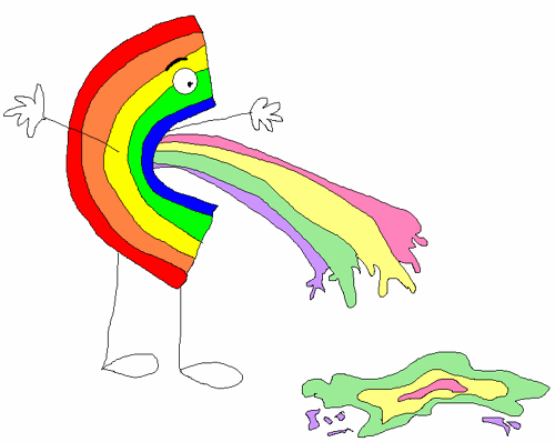 Rainbow Puke by Erica Guttery