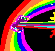 Rainbow Puke by Grislygus