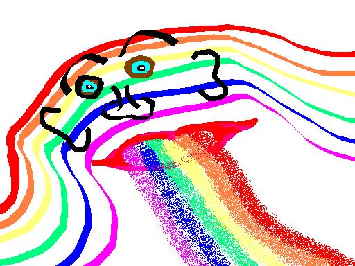 Rainbow Puke by Magicasylum