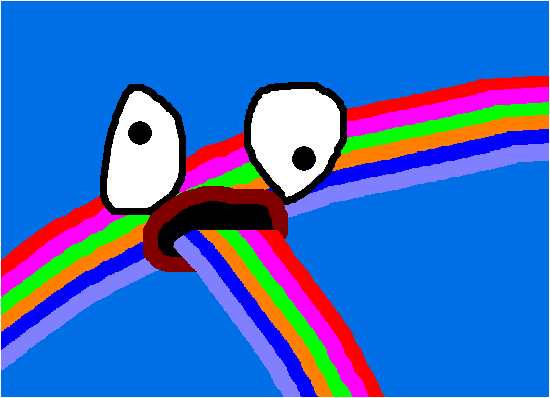 Rainbow Puke by Nick Burns