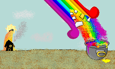 Rainbow Puke by Cameron Schimmel