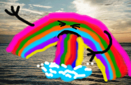 Rainbow Puke by Jake Hainey