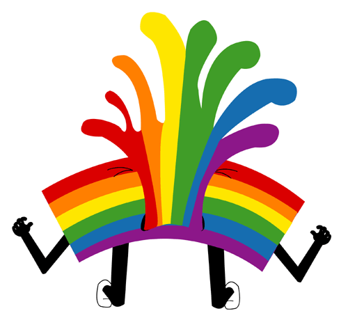 Rainbow Puke by James Vanzura