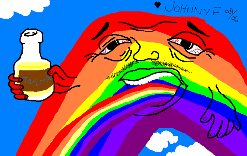 Rainbow Puke by Johny Flores