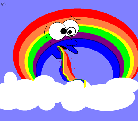 Rainbow Puke by Tara