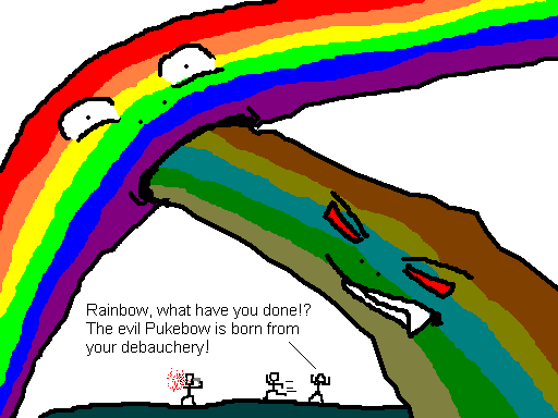 Rainbow Puke by Jorje Tostadas