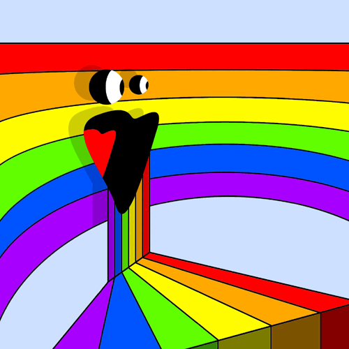 Rainbow Puke by Michael John Boehm