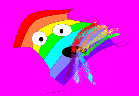 Rainbow Puke by Mk