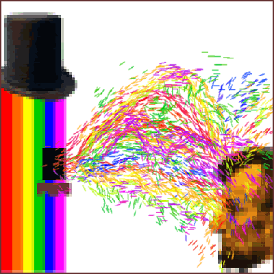 Rainbow Puke by Pixelated Abe