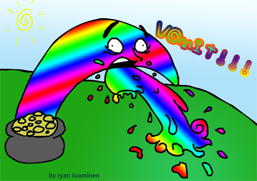 Rainbow Puke by Ryan Tuominen