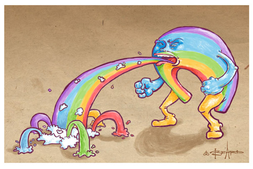 Rainbow Puke by Timothy Beard