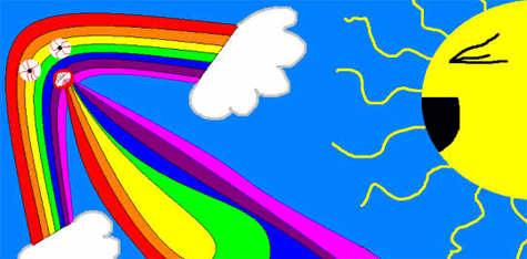 Rainbow Puke by T.M.
