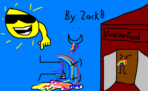 Rainbow Puke by Zach B.