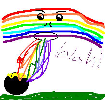 Rainbow Puke by Allison Heim