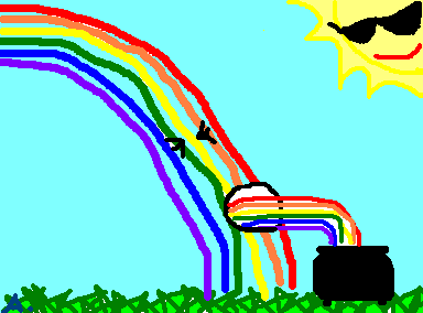 Rainbow Puke by Amanda Pack