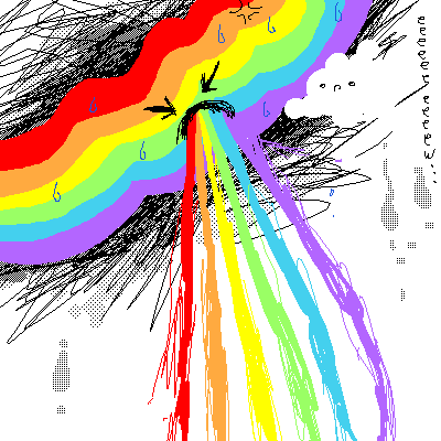 Rainbow Puke by Emo