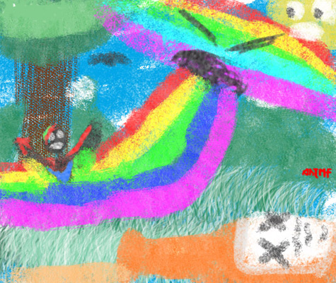 Rainbow Puke by Evan Joslyn