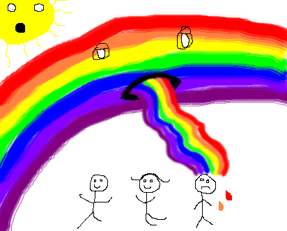 Rainbow Puke by Jake Chavez