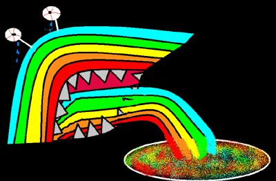 Rainbow Puke by Jeffrey Gemma