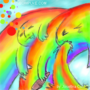 Rainbow Puke by Josefina Con