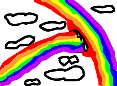 Rainbow Puke by Josh Wilson
