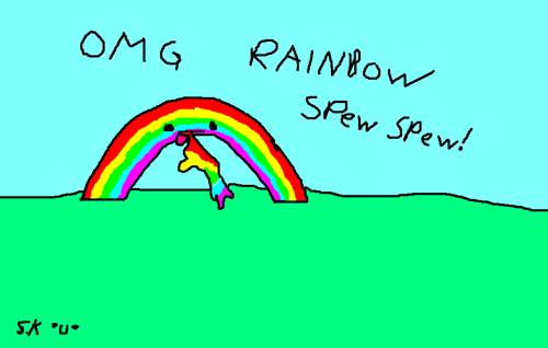 Rainbow Puke by Sugar Lumpkins