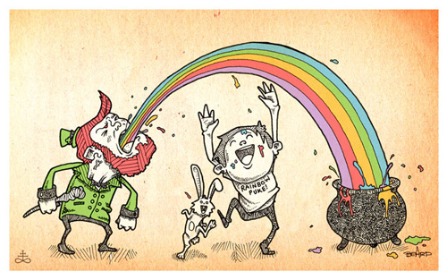 Rainbow Puke by Timothy Beard