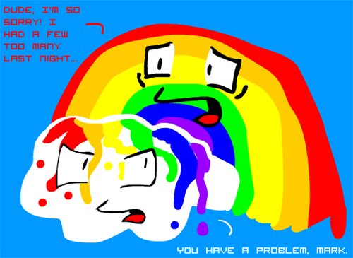Rainbow Puke by Wesley Birch