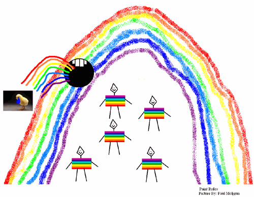 Rainbow Puke by Paul M.