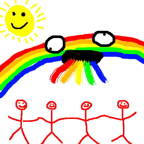 Rainbow Puke by -RoG-
