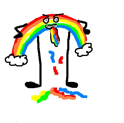 Rainbow Puke by Sarabella