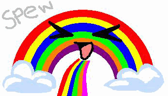 Rainbow Puke by Wifflebat